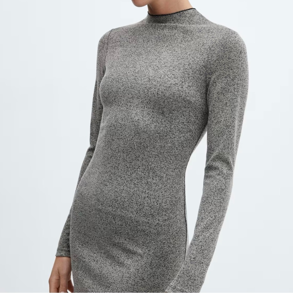 Mango Zip Knitted dress - Picture 2 of 8